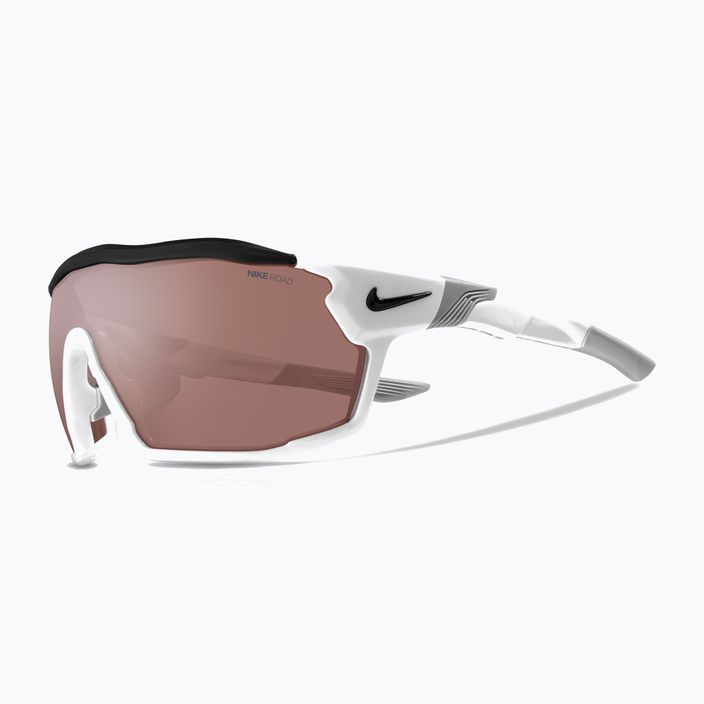 Nike Show X Rush Sonnenbrille in Weiß/Straßentönung