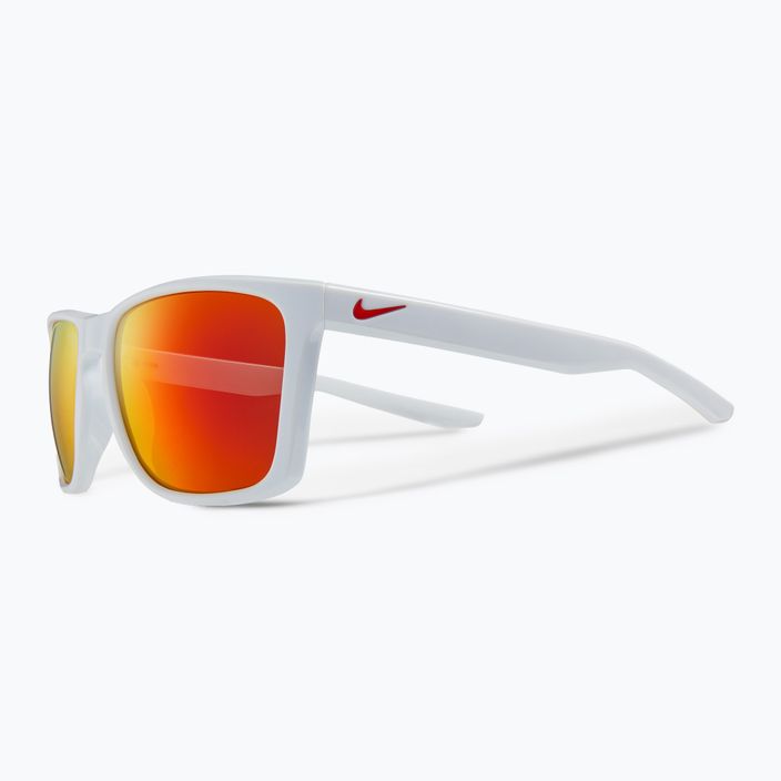 Nike Fortune Sonnenbrille weiß/rot verspiegelt