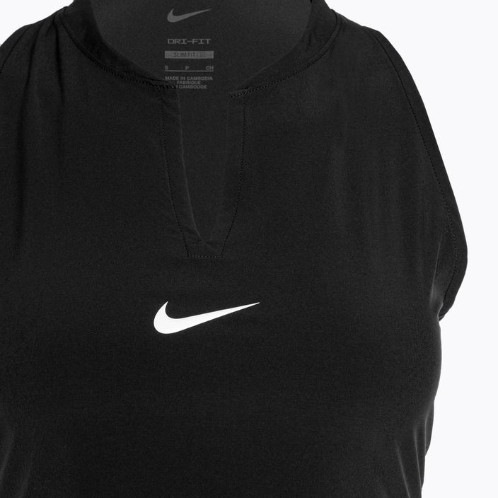 Nike Dri-Fit Advantage schwarz/weißes Tenniskleid 3