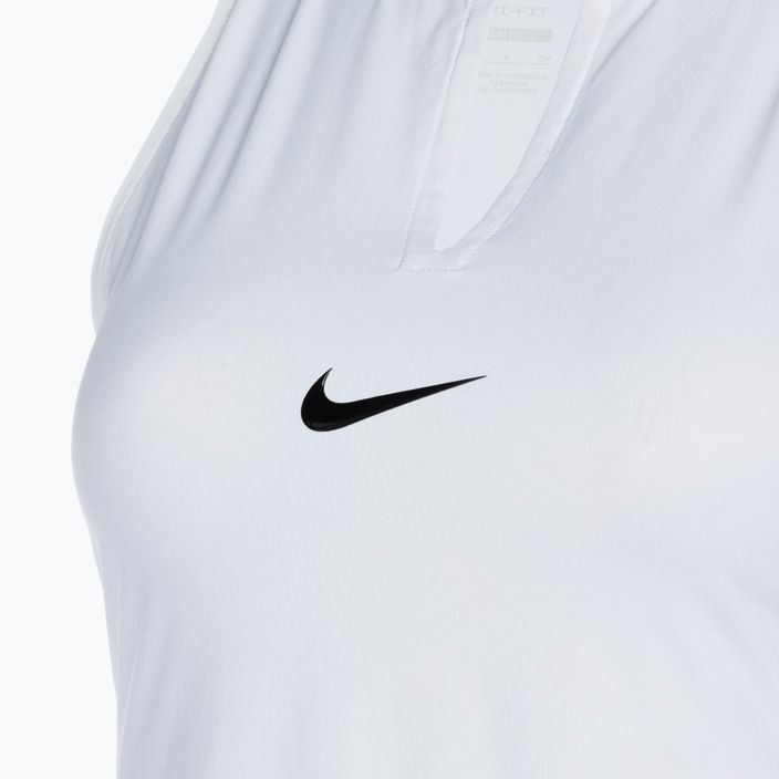 Nike Dri-Fit Advantage Tenniskleid weiß/schwarz 3
