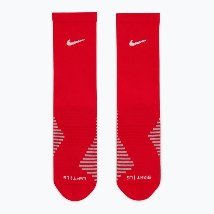 Nike Strike Fußball Socken Crew universitätsrot/weiß 2