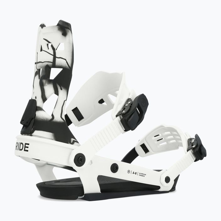Snowboard-Bindungen für Herren RIDE A-8 weiß 2
