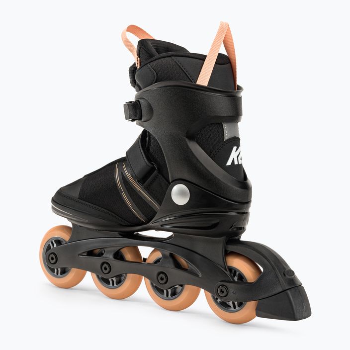 Inline-Skates Damen K2 Alexis 8 Boa schwarz-orange 3H1/11/6 3