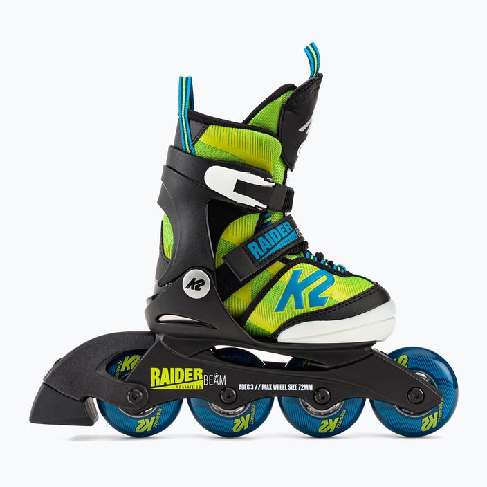 Inline-Skates Kinder K2 Raider Beam grün-blau 3H41/11 2