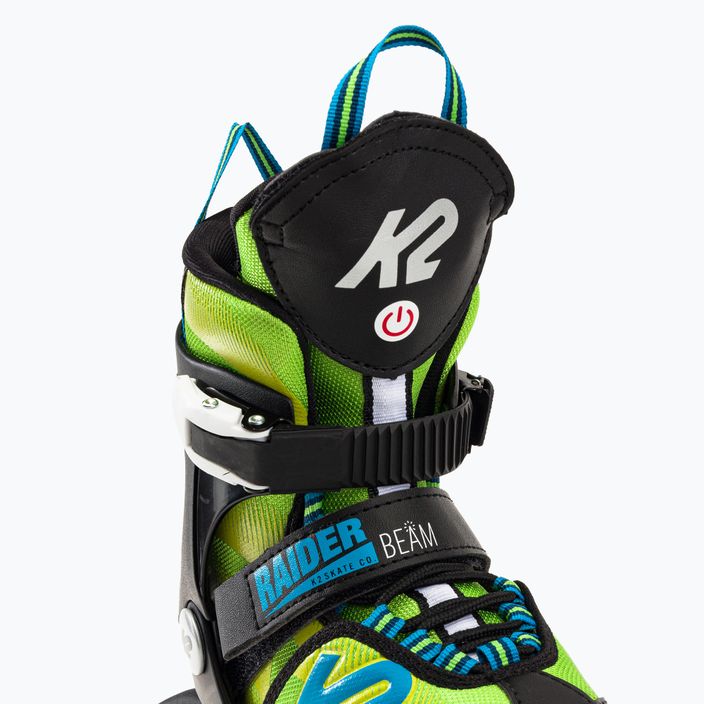 Inline-Skates Kinder K2 Raider Beam grün-blau 3H41/11 6