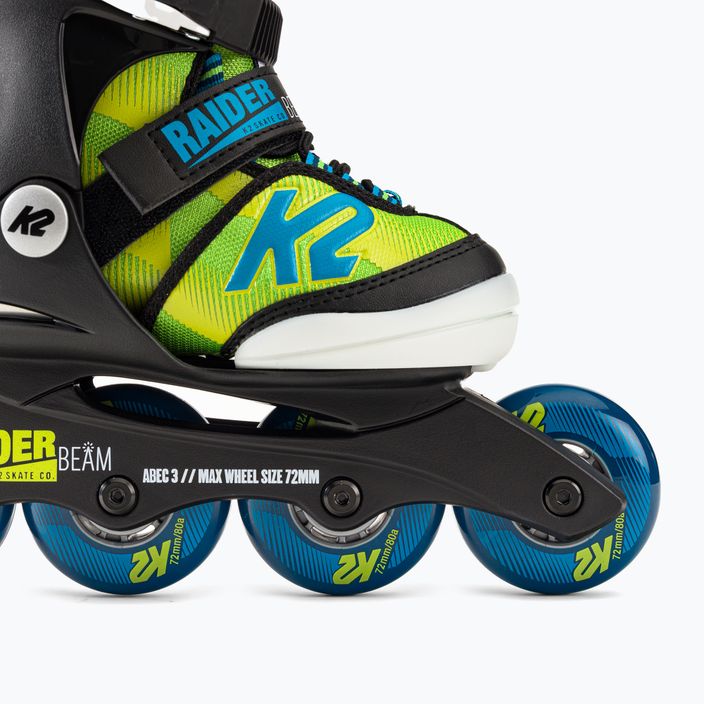 Inline-Skates Kinder K2 Raider Beam grün-blau 3H41/11 7