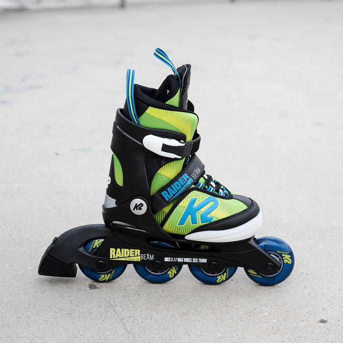 Inline-Skates Kinder K2 Raider Beam grün-blau 3H41/11 13