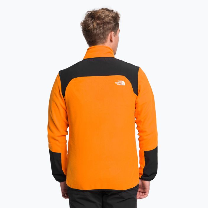 Herren Fleece-Sweatshirt The North Face Glacier Pro schwarz und orange NF0A5IHS7Q61 4