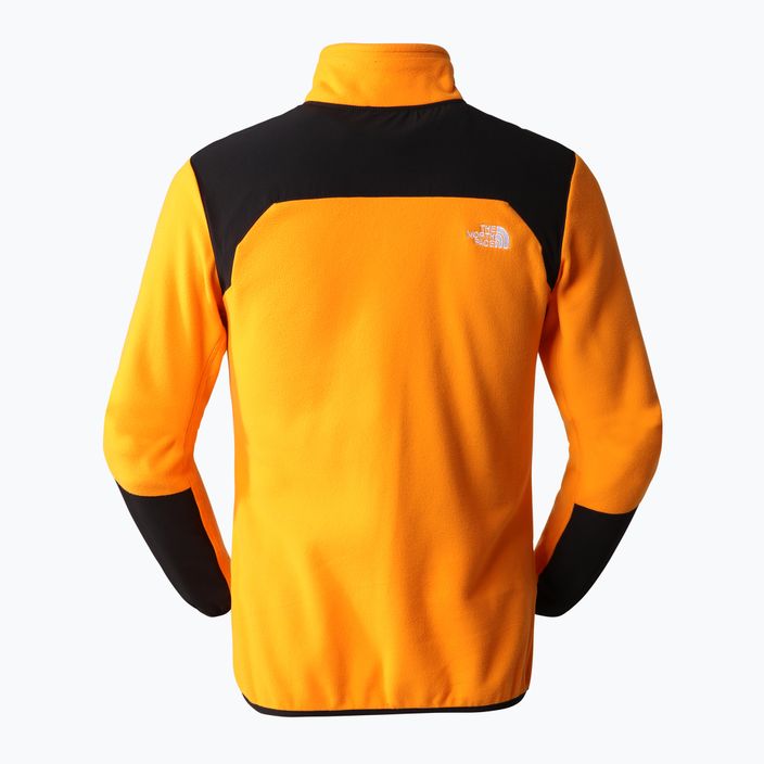 Herren Fleece-Sweatshirt The North Face Glacier Pro schwarz und orange NF0A5IHS7Q61 9