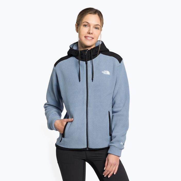 Damen Fleece-Sweatshirt The North Face Alpine Polartec 200 FZ mit Kapuze blau NF0A7UJS7V51