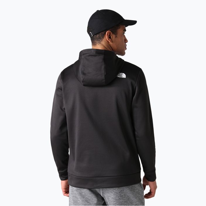 Herren The North Face Reaxion Fleece P/O Hoodie schwarz/ asphaltgrau 3