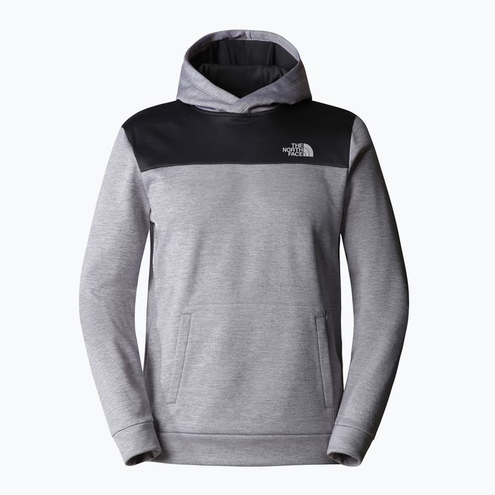 Herren The North Face Reaxion Fleece P/O Hoodie tnf hellgrau heather/ asphaltgrau 4