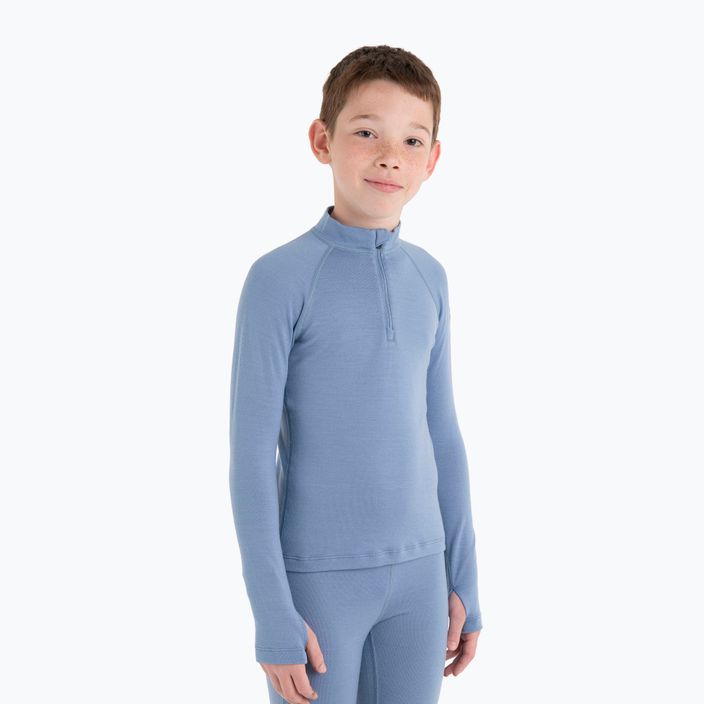 Icebreaker Kids 260 Tech kyanite Thermo-Sweatshirt 2