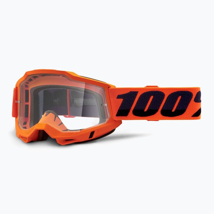 100% Accuri 2 neon/orange/klar Fahrradbrille 5