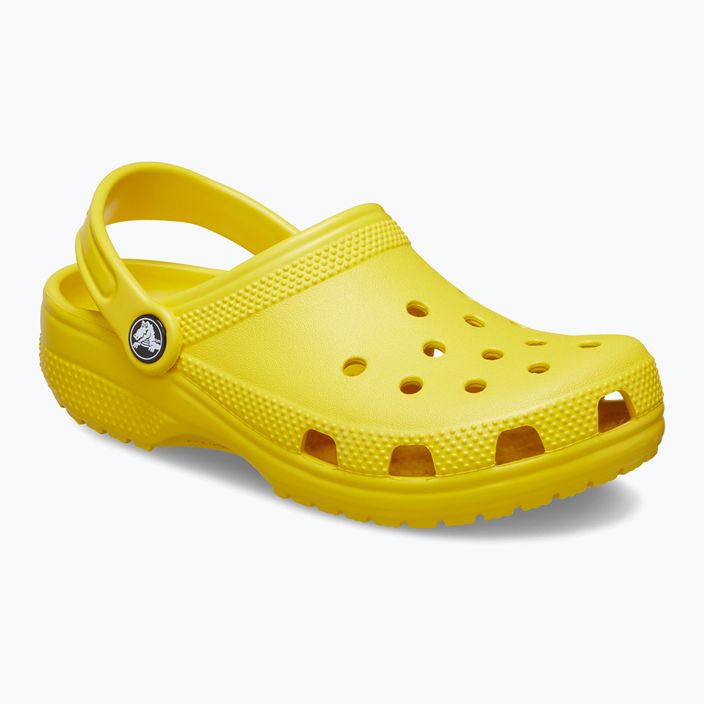 Crocs Classic Sonnenblumen-Flip-Flops 9