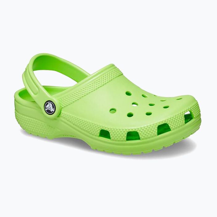 Slides Schlappen  Kinder Crocs Classic Clog Kids limeade 9