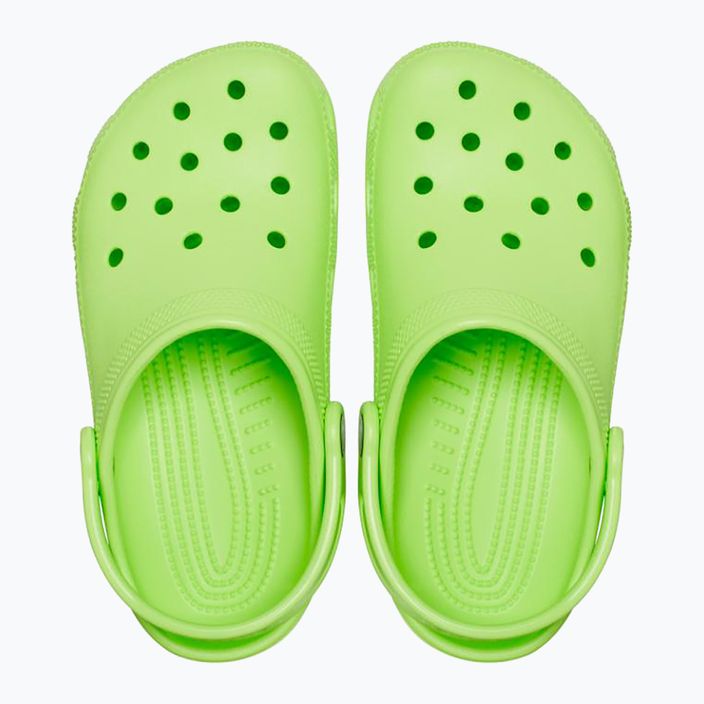 Slides Schlappen  Kinder Crocs Classic Clog Kids limeade 12