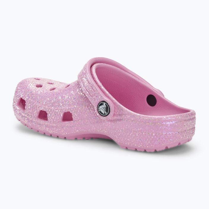 Crocs Classic Glitter Clog flamingo Kinder-Flip-Flops 4