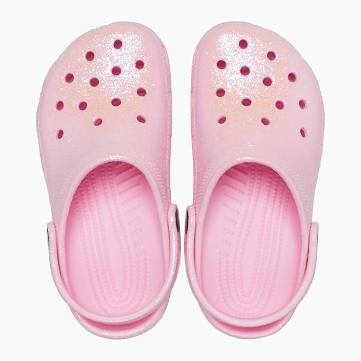 Crocs Classic Glitter Clog flamingo Kinder-Flip-Flops 12