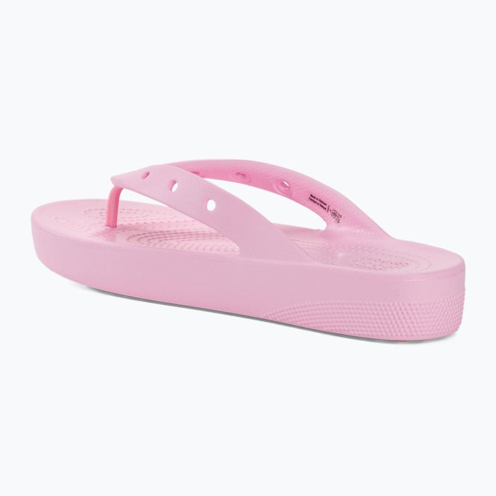 Flip-Flops Damen Crocs Classic Platform flamingo 3