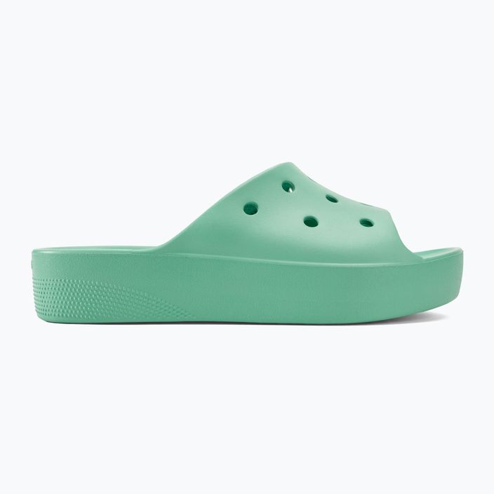 Slides Schlappen  Damen Crocs Classic Platform jade stone 2