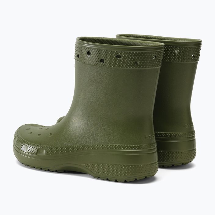 Crocs Classic Rain Boot Armee grün Herren Gummistiefel 3