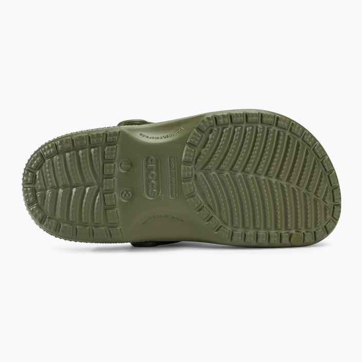 Crocs Classic Clog Kinder Armee grün Flip-Flops 5