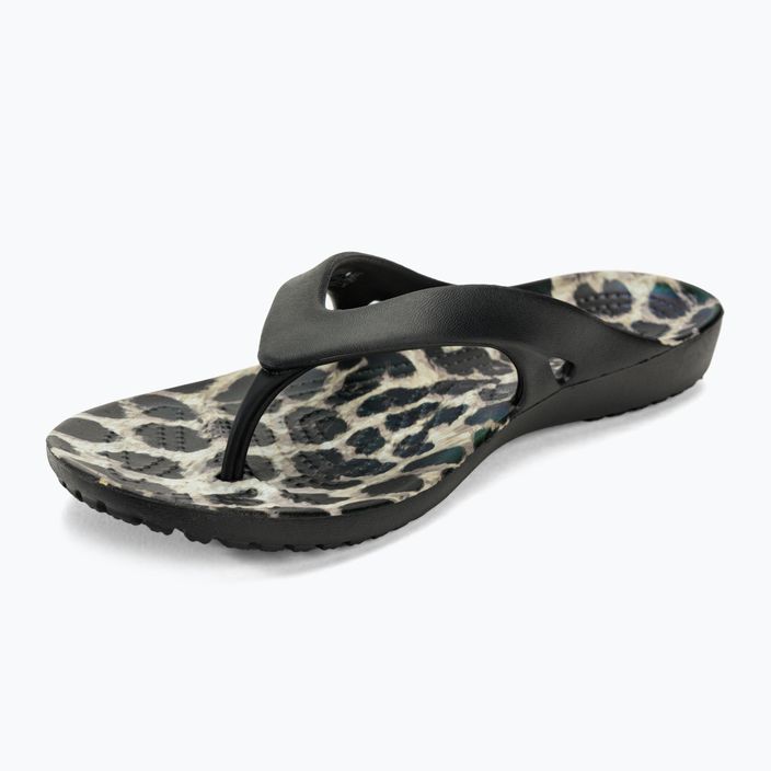 Flip-Flops Damen Crocs Kadee II Graphic black/multi animal 7