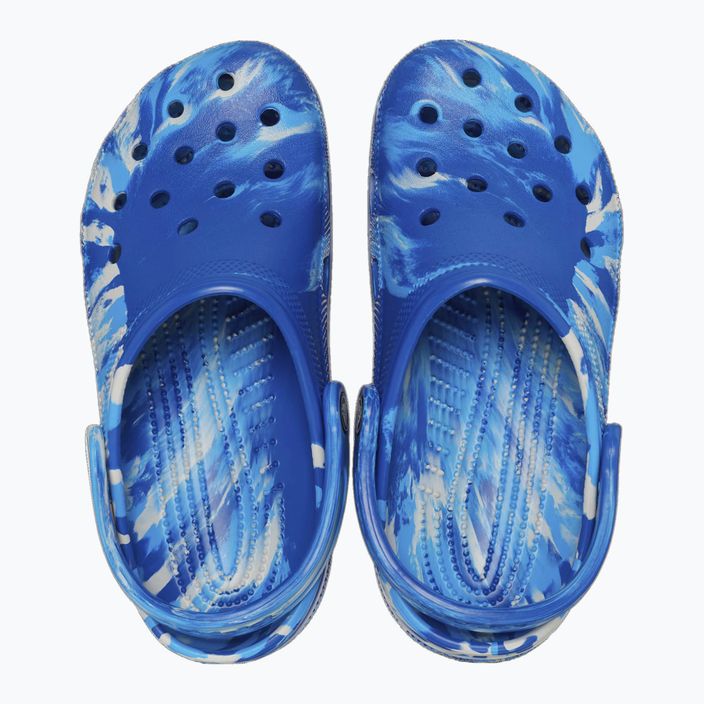 Crocs Classic Marbled Clog blau Bolzen/Multi Flip-Flops 12