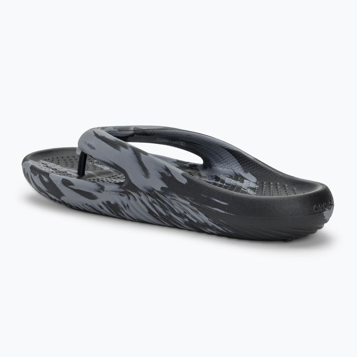 Flip-Flops Crocs Mellow Marbled Recovery black/charcoal 3