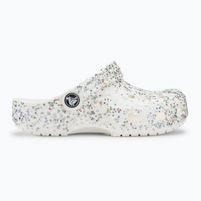 Crocs Classic Starry Glitter weiß Kinder-Flip-Flops 3