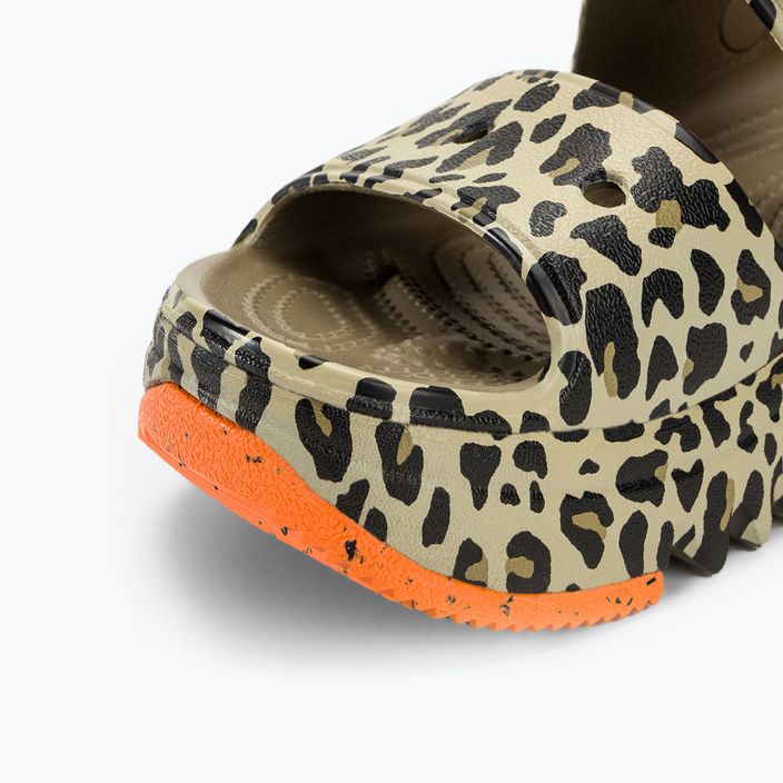 Crocs Hiker Xscape Animal Sandalen khaki/leopard 7