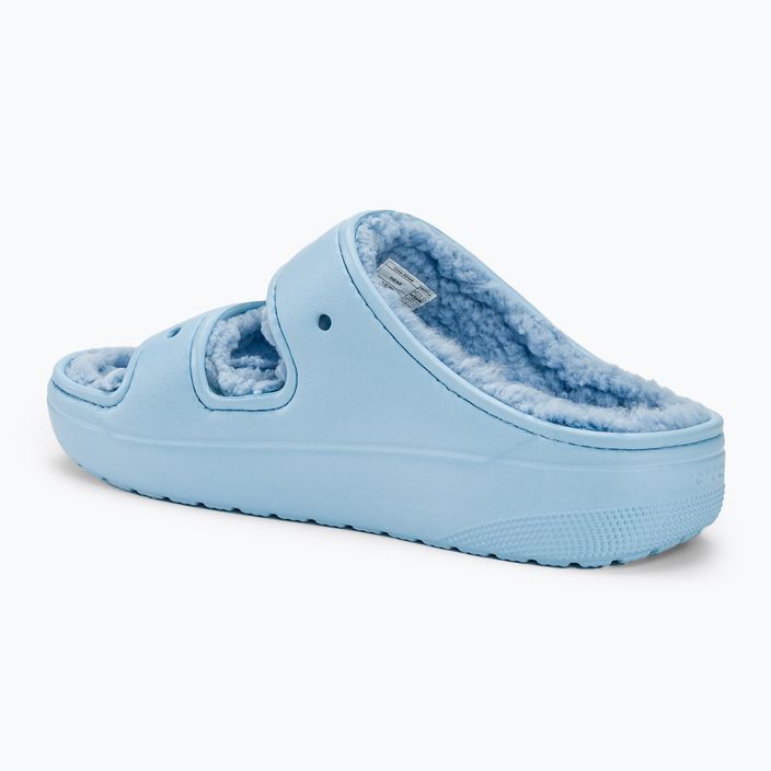 Crocs Classic Cozzzy blaue Calcit-Flip-Flops 3