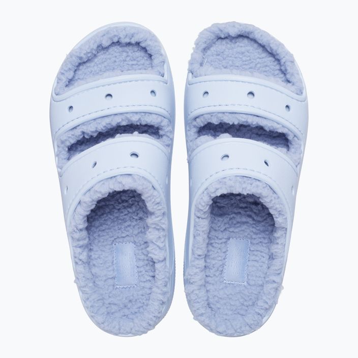 Crocs Classic Cozzzy blaue Calcit-Flip-Flops 11