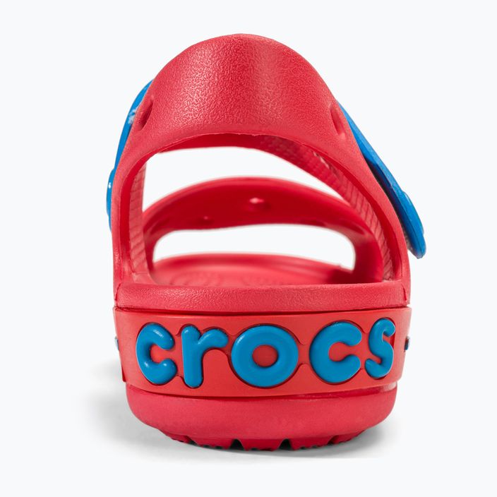 Crocs Crocband Sandale Kinder bunt rot 6