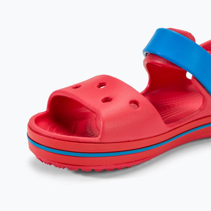 Crocs Crocband Sandale Kinder bunt rot 7