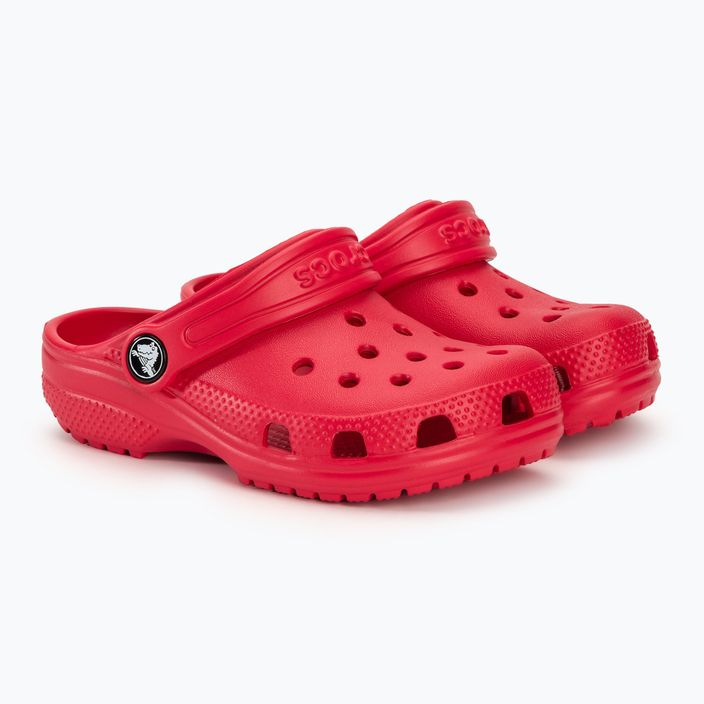 Crocs Classic Clog T varsity rot Kinder Pantoletten 5