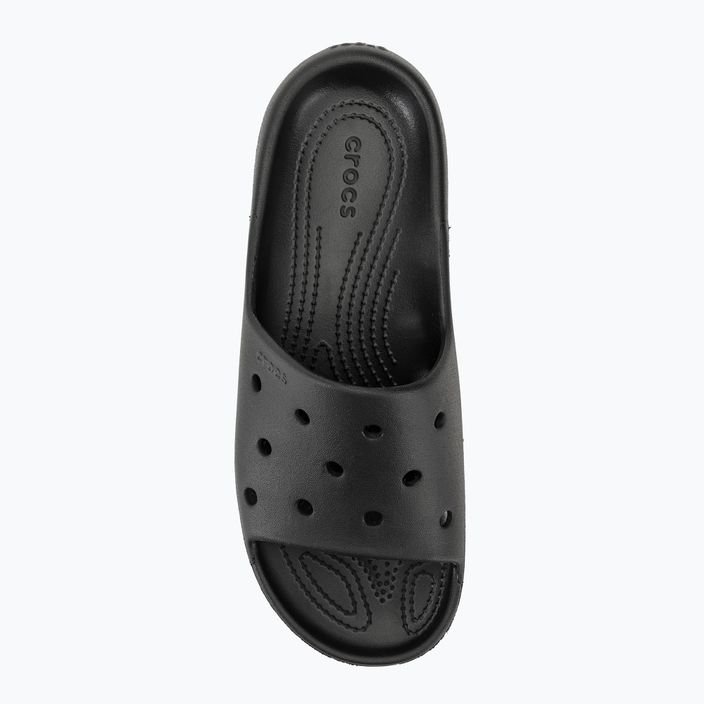 Crocs Classic Slide V2 Pantoletten schwarz 5