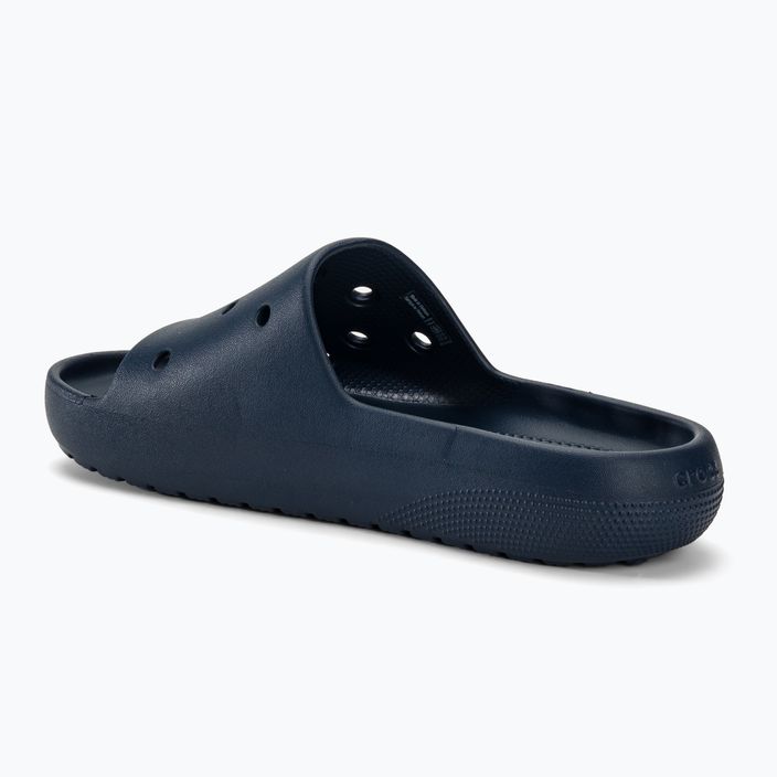 Crocs Classic Slide V2 Pantoletten navy 3