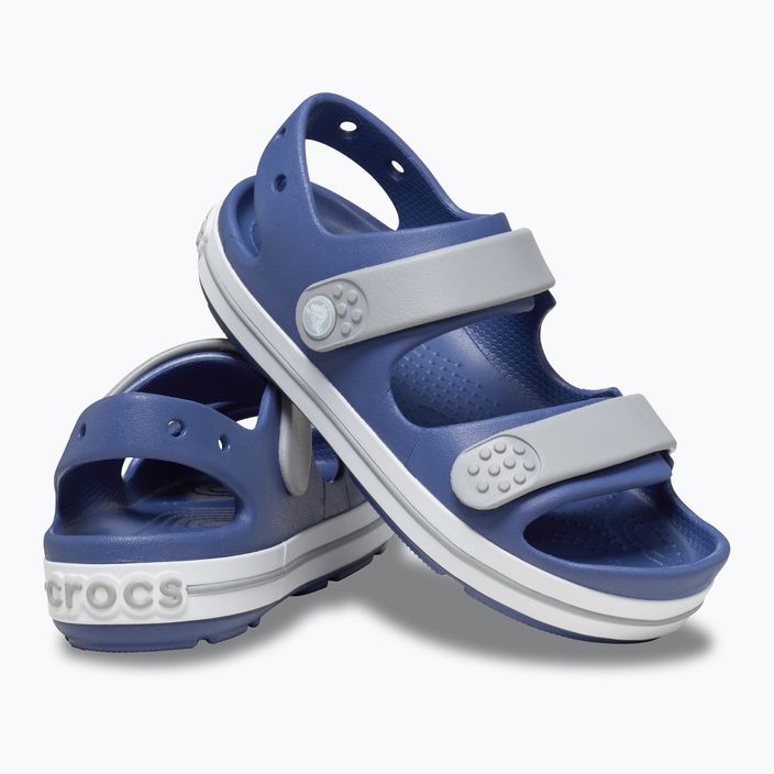 Crocs Crocband Cruiser Kinder Sandalen bijou blau/hellgrau 3