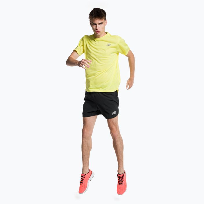 Herren New Balance Top Impact Run T-shirt gelb MT21262CSE 2