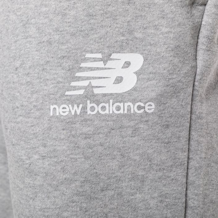Damen Trainingshose New Balance Essentials Stacked Logo French grau NBWP31530 7