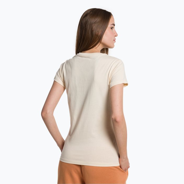 Damen New Balance Essentials Stacked Logo Co T-shirt beige NBWT31546 3