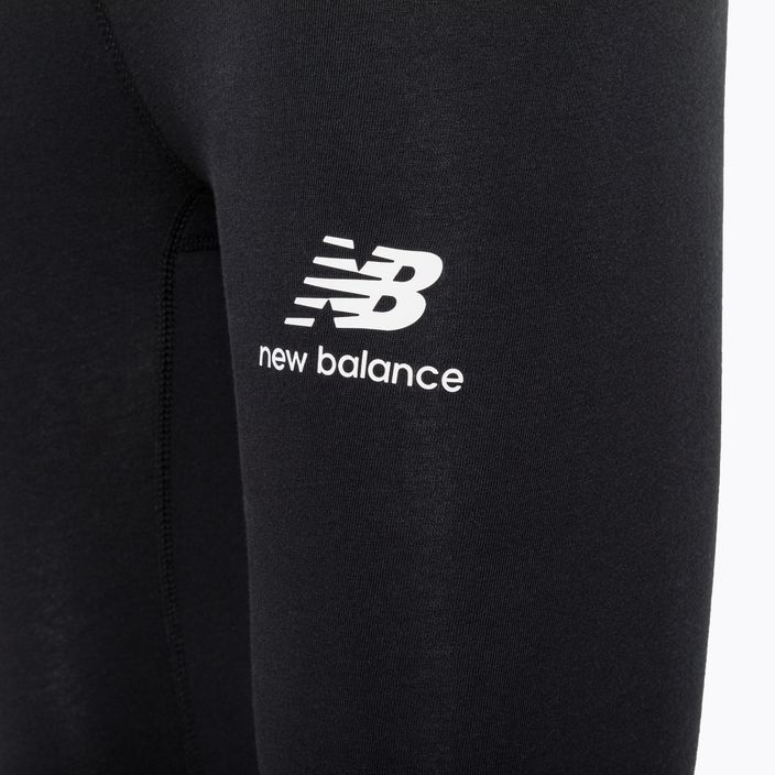 Damen Trainingsleggings New Balance Tight Essentials Stacked Logo Baumwolle schwarz NBWP31509 7