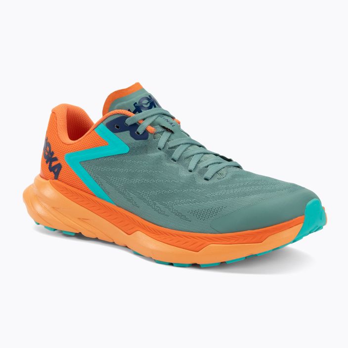 HOKA Herren Laufschuhe Zinal trellis/vibrant orange