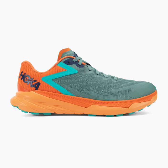 HOKA Herren Laufschuhe Zinal trellis/vibrant orange 2