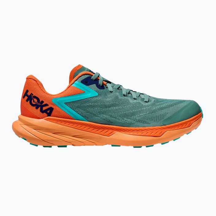 HOKA Herren Laufschuhe Zinal trellis/vibrant orange 7