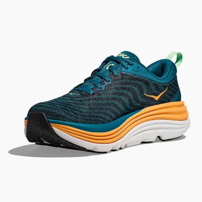 HOKA Herren Laufschuhe Gaviota 5 deep lagoon/sherbet 4