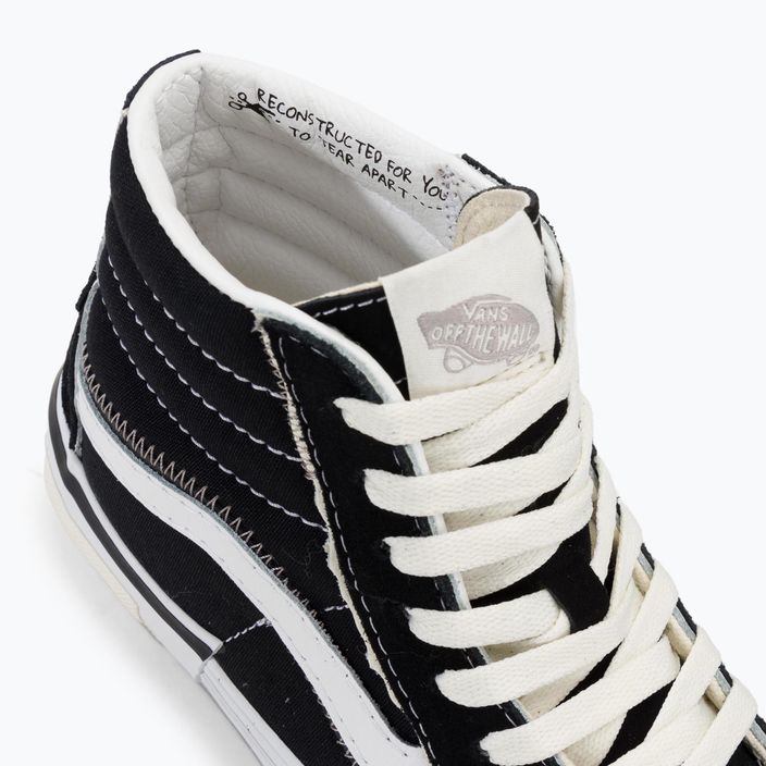 Schuhe Vans SK8-Hi Reconstruct black/true white 8