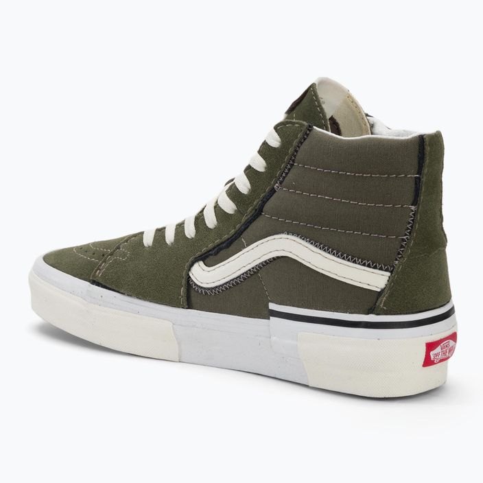 Schuhe Vans SK8-Hi Reconstruct olive camo 3